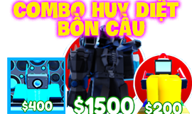 COMBO HỦY DIỆT BỒN CẦU(UTC,DJ,SANTA)